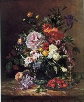 unknow artist Floral, beautiful classical still life of flowers 06 France oil painting art